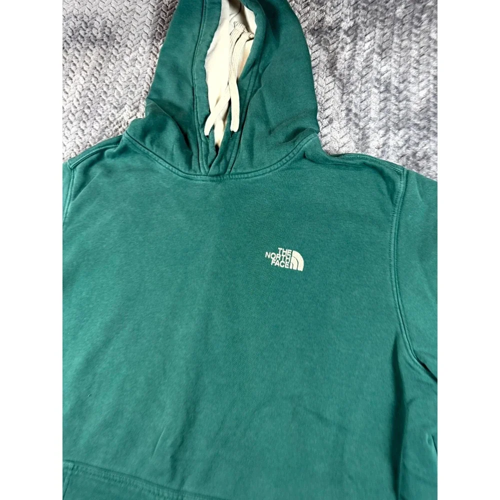 The North Face Hoodie Mens‎ XL Dark Green Cotton Lined Graphic Since Sixty Six